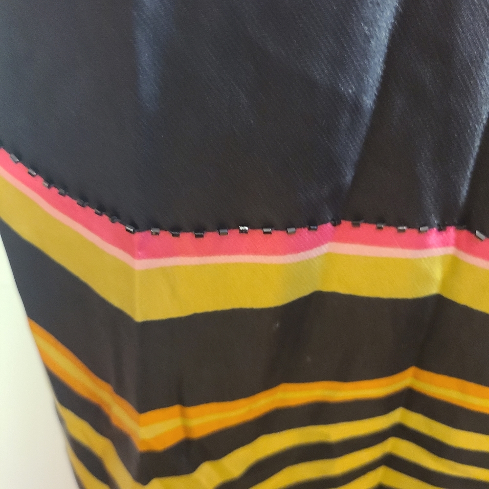 DAVE & JOHNNY Size 6 Formal Gown Evening Dress Rainbow Optical Illusion - Picture 6 of 16